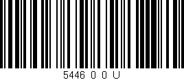 Código de barras (EAN, GTIN, SKU, ISBN): '5446_0_0_U'