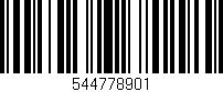 Código de barras (EAN, GTIN, SKU, ISBN): '544778901'