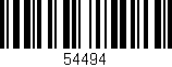 Código de barras (EAN, GTIN, SKU, ISBN): '54494'