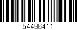 Código de barras (EAN, GTIN, SKU, ISBN): '54496411'