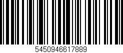 Código de barras (EAN, GTIN, SKU, ISBN): '5450946617889'