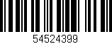 Código de barras (EAN, GTIN, SKU, ISBN): '54524399'