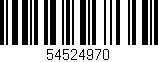 Código de barras (EAN, GTIN, SKU, ISBN): '54524970'