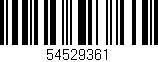 Código de barras (EAN, GTIN, SKU, ISBN): '54529361'