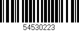 Código de barras (EAN, GTIN, SKU, ISBN): '54530223'