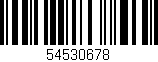 Código de barras (EAN, GTIN, SKU, ISBN): '54530678'