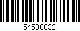Código de barras (EAN, GTIN, SKU, ISBN): '54530832'