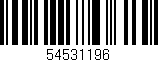 Código de barras (EAN, GTIN, SKU, ISBN): '54531196'