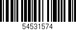 Código de barras (EAN, GTIN, SKU, ISBN): '54531574'