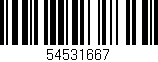 Código de barras (EAN, GTIN, SKU, ISBN): '54531667'