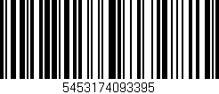 Código de barras (EAN, GTIN, SKU, ISBN): '5453174093395'