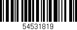 Código de barras (EAN, GTIN, SKU, ISBN): '54531819'