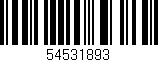 Código de barras (EAN, GTIN, SKU, ISBN): '54531893'