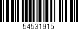 Código de barras (EAN, GTIN, SKU, ISBN): '54531915'