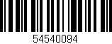 Código de barras (EAN, GTIN, SKU, ISBN): '54540094'