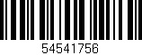 Código de barras (EAN, GTIN, SKU, ISBN): '54541756'