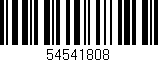 Código de barras (EAN, GTIN, SKU, ISBN): '54541808'