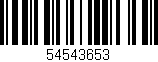 Código de barras (EAN, GTIN, SKU, ISBN): '54543653'