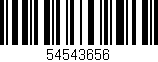 Código de barras (EAN, GTIN, SKU, ISBN): '54543656'