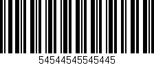 Código de barras (EAN, GTIN, SKU, ISBN): '54544545545445'