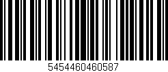 Código de barras (EAN, GTIN, SKU, ISBN): '5454460460587'