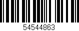 Código de barras (EAN, GTIN, SKU, ISBN): '54544863'