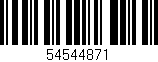 Código de barras (EAN, GTIN, SKU, ISBN): '54544871'