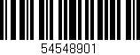 Código de barras (EAN, GTIN, SKU, ISBN): '54548901'