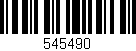 Código de barras (EAN, GTIN, SKU, ISBN): '545490'