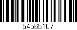 Código de barras (EAN, GTIN, SKU, ISBN): '54565107'