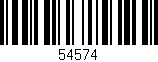 Código de barras (EAN, GTIN, SKU, ISBN): '54574'