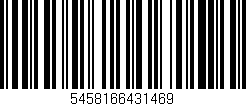 Código de barras (EAN, GTIN, SKU, ISBN): '5458166431469'
