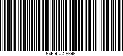 Código de barras (EAN, GTIN, SKU, ISBN): '546.4.4.4.5646.'