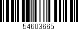 Código de barras (EAN, GTIN, SKU, ISBN): '54603665'