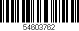 Código de barras (EAN, GTIN, SKU, ISBN): '54603762'