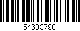 Código de barras (EAN, GTIN, SKU, ISBN): '54603798'
