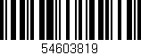 Código de barras (EAN, GTIN, SKU, ISBN): '54603819'