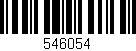 Código de barras (EAN, GTIN, SKU, ISBN): '546054'
