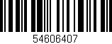 Código de barras (EAN, GTIN, SKU, ISBN): '54606407'