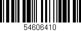 Código de barras (EAN, GTIN, SKU, ISBN): '54606410'