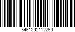 Código de barras (EAN, GTIN, SKU, ISBN): '5461332112253'