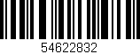 Código de barras (EAN, GTIN, SKU, ISBN): '54622832'