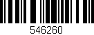 Código de barras (EAN, GTIN, SKU, ISBN): '546260'