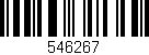 Código de barras (EAN, GTIN, SKU, ISBN): '546267'