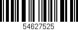 Código de barras (EAN, GTIN, SKU, ISBN): '54627525'