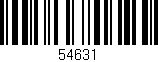 Código de barras (EAN, GTIN, SKU, ISBN): '54631'