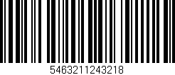 Código de barras (EAN, GTIN, SKU, ISBN): '5463211243218'