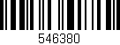 Código de barras (EAN, GTIN, SKU, ISBN): '546380'