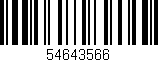 Código de barras (EAN, GTIN, SKU, ISBN): '54643566'
