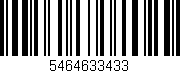 Código de barras (EAN, GTIN, SKU, ISBN): '5464633433'